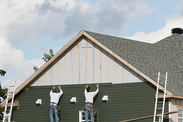 Professional Siding Repair technician working in Riverton, NJ